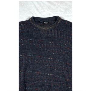 Vtg Kennington Mens XL Italian Wool Blend Sweater Cosby Grandpa Retro Cozy Knit
